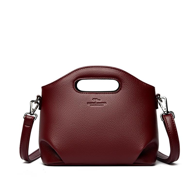 Această geantă crossbody elegantă, unică și de nișă cu un singur umăr este o geantă bucket la modă și casual, cu o senzație de înaltă calitate pentru femei.