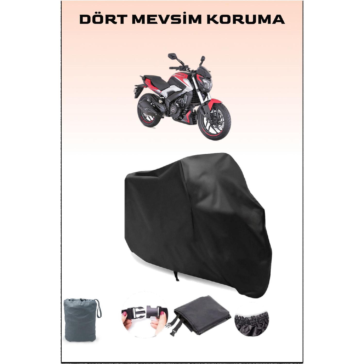 

Черная задняя сумка для мотоцикла Bajaj Dominar 250 D с лентой, несовместимая