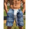 Fashionable Comfortable Plus Size Drawstring Loose 3D Shorts Men Creative Summer Leisure Holiday Cool Daily Versatile Shorts