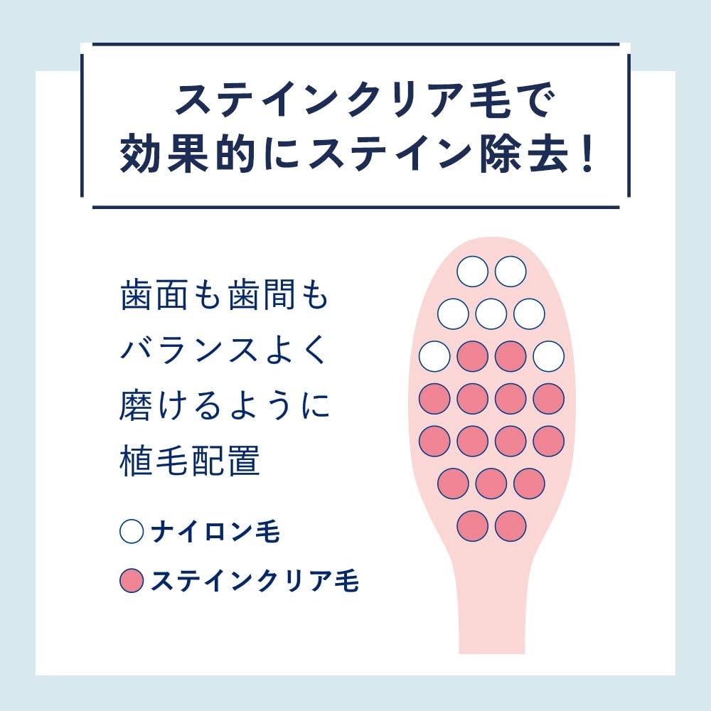Ora2 Me Stain Clear Toothbrush Compact Head Medium 6-Pack