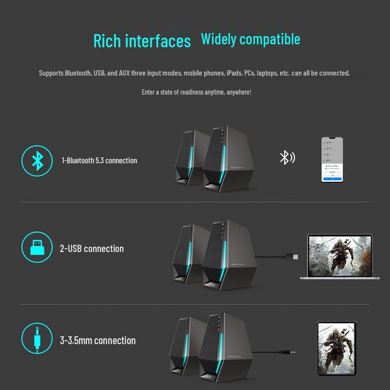 Edifier HECATE G1500 Bluetooth Gaming Desktop Speakers