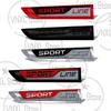 AAAIX1 Metalowy Emblemat Sport Line do Stylizacji Samochodu Naklejki na Boki Nadwozia Samochodu Do Kamiq Enyaq Combi Octavia Superb Elroq85 Karoq Kodiaq Rapid