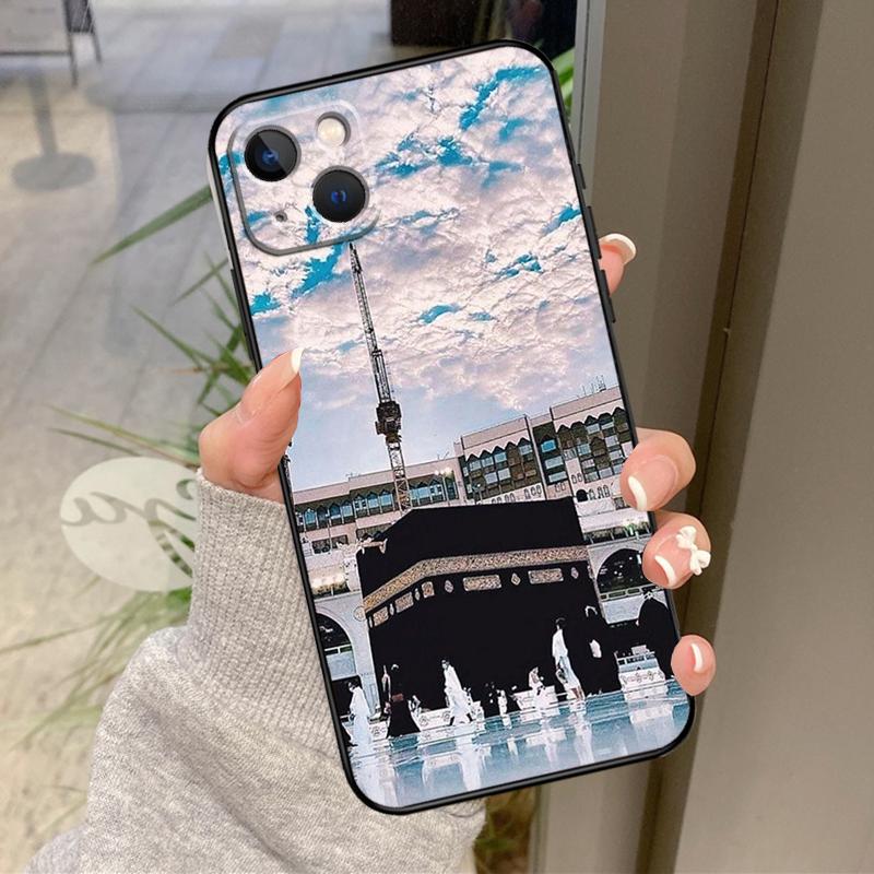 Islamic Muslim Pilgrims in Mecca Case For iPhone 13 11 14 12 15 16 Pro Max Plus XR X XS Max 12 13 Mini Soft Cover