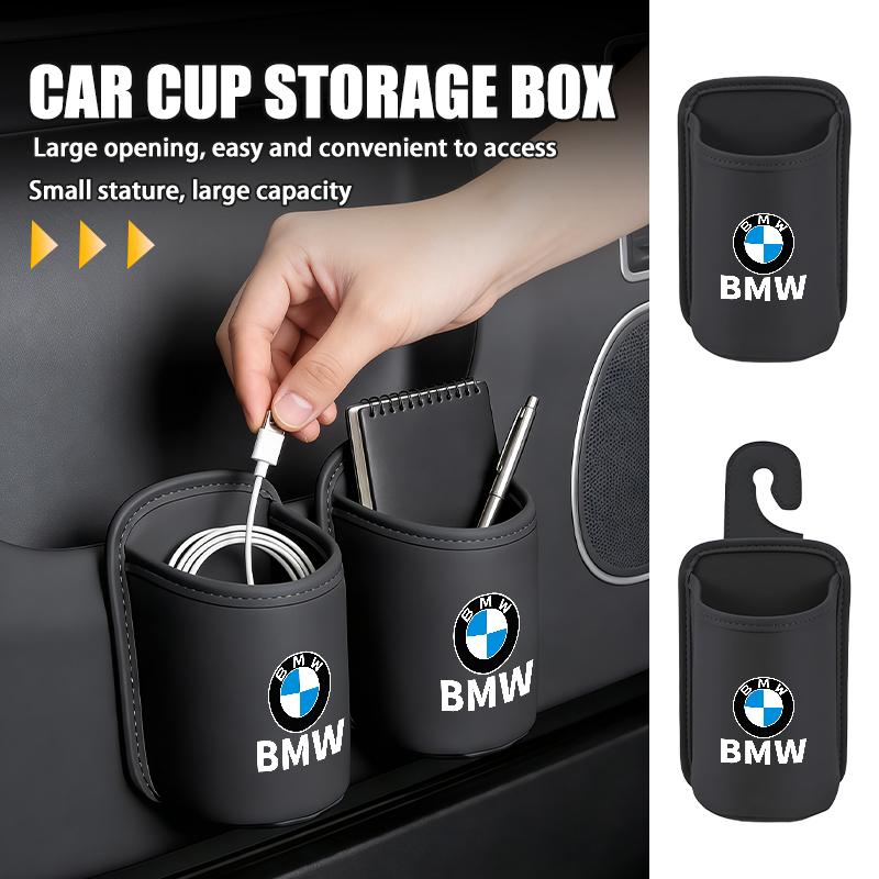 ADZW9 Car Rear Seat Cup Drink Holder Back Seat Hanging Storage Hook For BMW M 1 3 4 5 6 7 Series M3 M6 F01 F02E34 E36 E70 F10 X6 X1