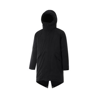 Li Ning Hot Pot Daunen Serie Wasserabweisend Selbstanpassende Temperatur Kapuze 600 Fill Extreme Kälte Outdoor Lange Winter Daunenjacke AYMU661-3