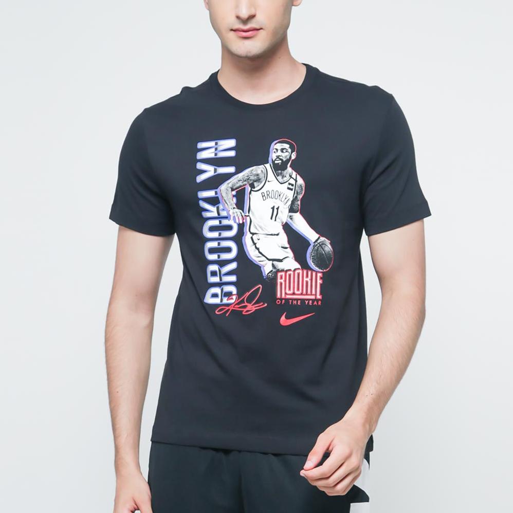 Nike Casual Sports Basketball Print Short Sleeve T-Shirt Men Tops Black DD2803-010