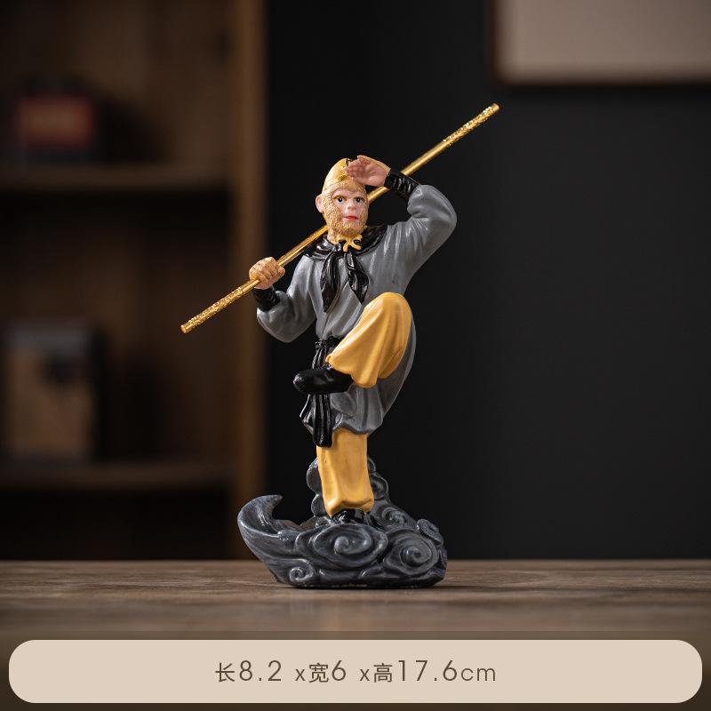 

Journey to the West Tang Monk Sun Wukong Zhu Bajie Sha Monk Action Figure Set Black Myth Statue