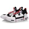 Li Ning Vintage Basketball Shoes Women's Mid top Black/White/Red AGBN062-12
