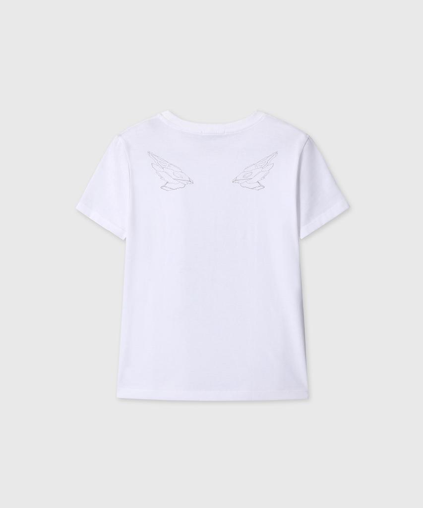 Miyuki Miyu Kiel Wing T-Shirt White (Slim)
