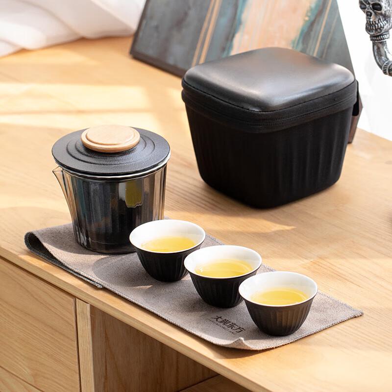 DARUNYAO Portable Pottery Tea Set