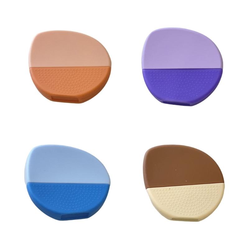 

Waterdrops Design Makeup Brush Gentle Skin Friendly Applicator For Foundationing And Skincare Products 1