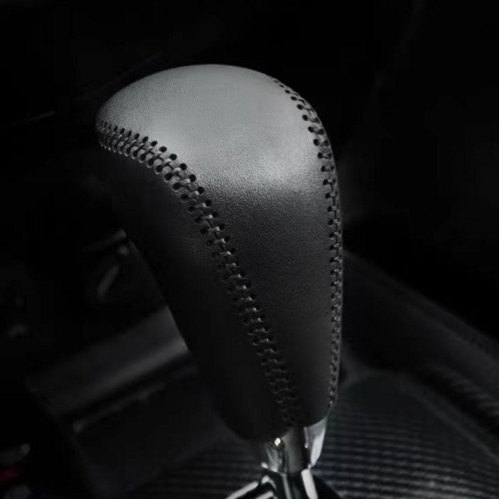 Växelspaksskydd för bil till Nissasn X-Trail Xtrail T32 Qashqai J11 Dualis 2 J10 AT Växelkragar Läderinteriörtillbehör