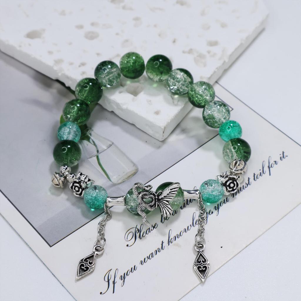 Mori Style Mermaid Crystal Bracelet – Versatile Niche Design for Women, Ideal for Students and Best Friends