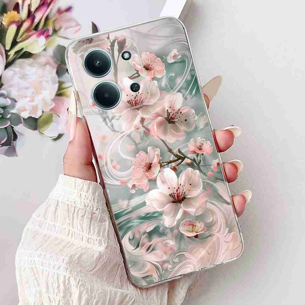 For Xiaomi Redmi 15C 4G 25078RA3EA Case New Butterfly Cute Cat Soft Silicone TPU Cover For Redmi 15C 15c 4G 6.9" Phone Casing