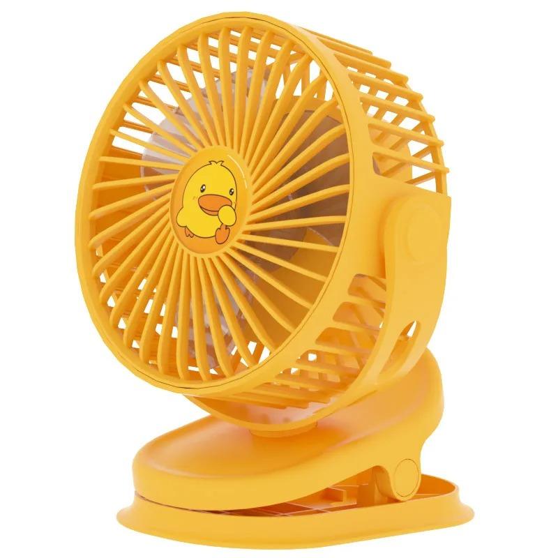 Mini USB Fan Rechargeable Battery Fan with Timer Strong Wind 3 Speed Desktop Portable Quiet Office Camping Outdoor