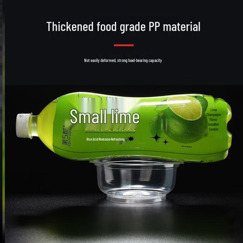 Disposable Thickened Round Plastic Bowls with Lids