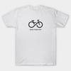 Men Black Print T-shirt Bike Forever No-Cut Transfer Paper Print Cotton Tshirt
