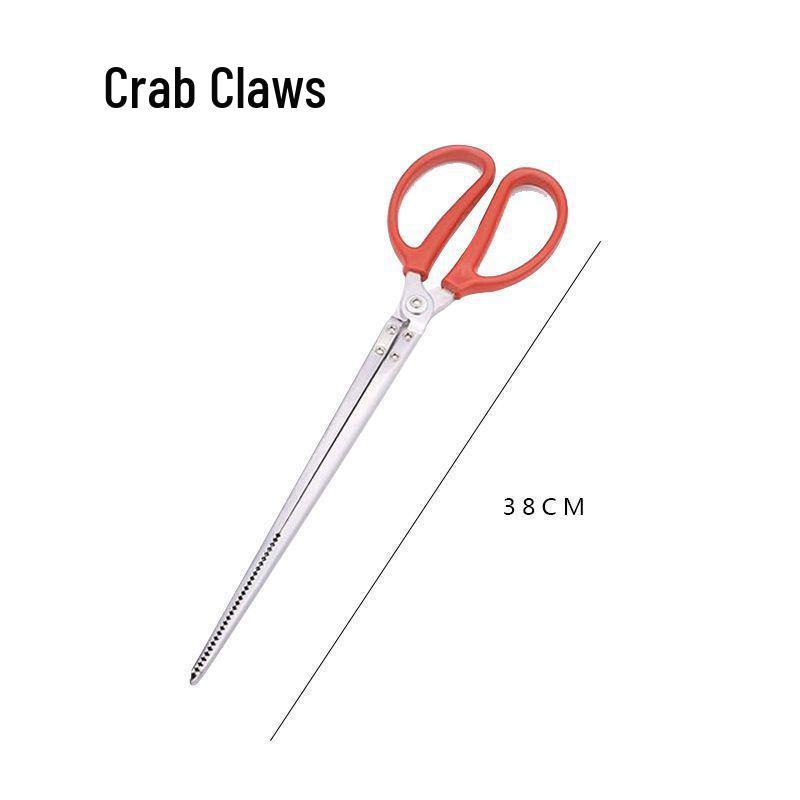 Tide-Chasing Tool Set: Adult Clam & Crab Digger with Gloves, Beach Shovel, Tongs, Kids' Gear, and Sand Rake.