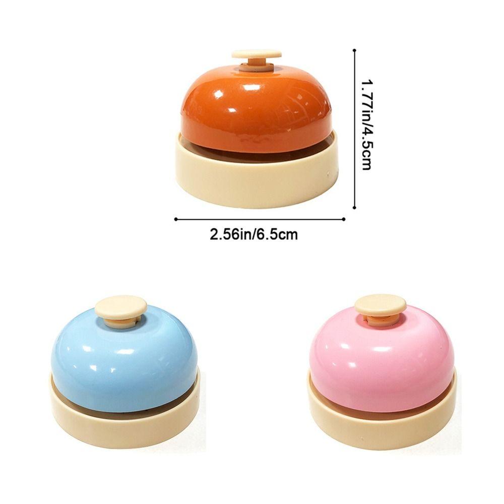 Pink/Blue/Orange Bar Counter Ringing Iron Dining Reception Bell Guests Restaurant Order Bell  Cat