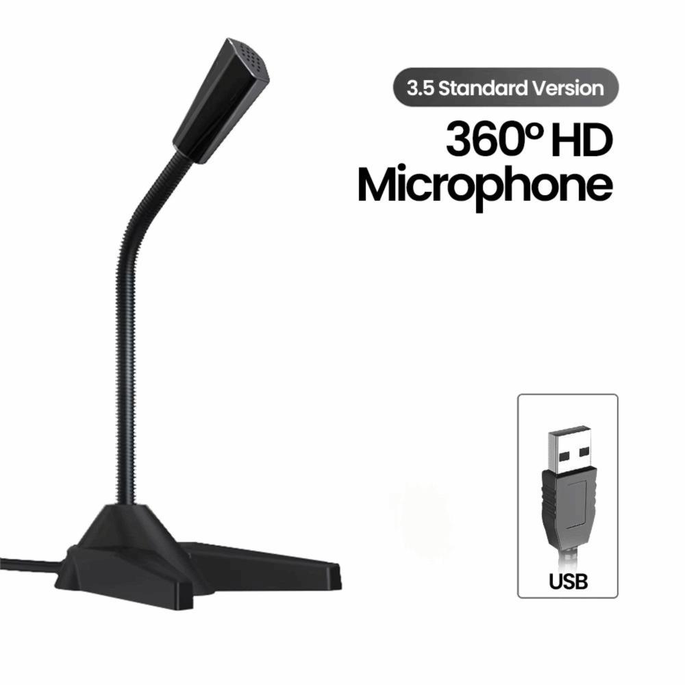 Noise Cancelling USB Microphone Mini Microphone External Mic Desktop Microphone Recording