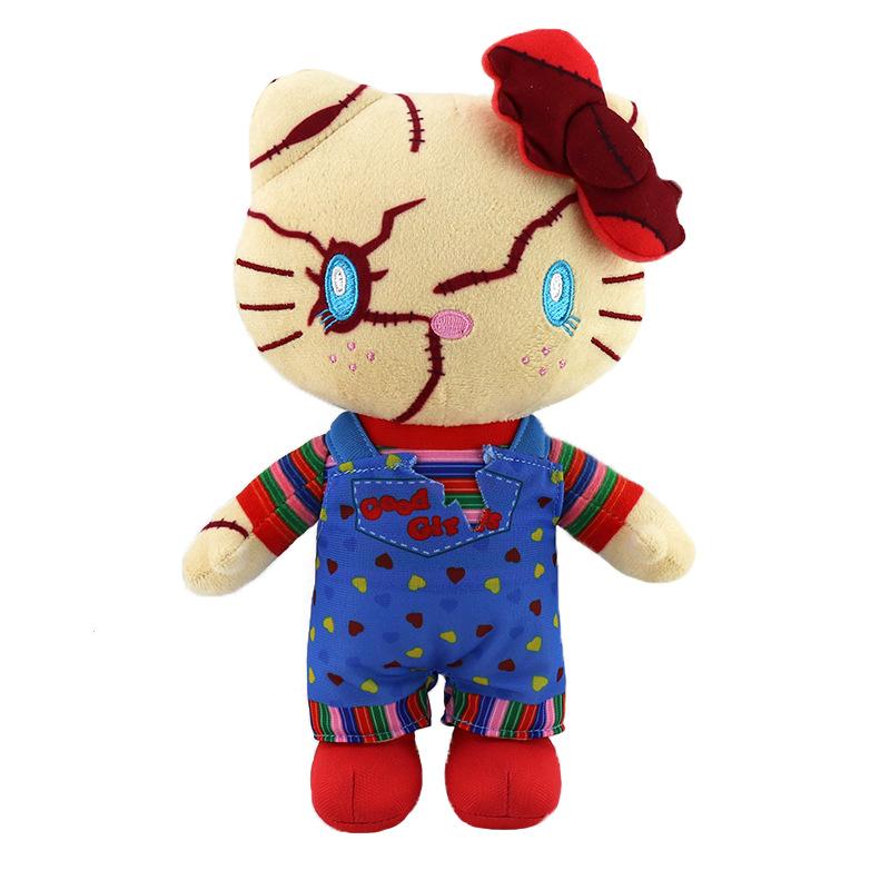 Cute Halloween Creative Plush Toy Clown Resurrection Ghost Baby Chacy Chucky Plush Doll Kids Birthday Gift