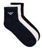 Emporio Armani Calza Spugna Inside 3-Pack Socks Set [304202 CC300 00997]