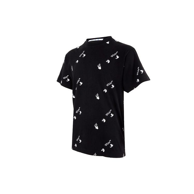 Off-White Swimming Man Logo-print T-shirt OMAA038R21JER0101001