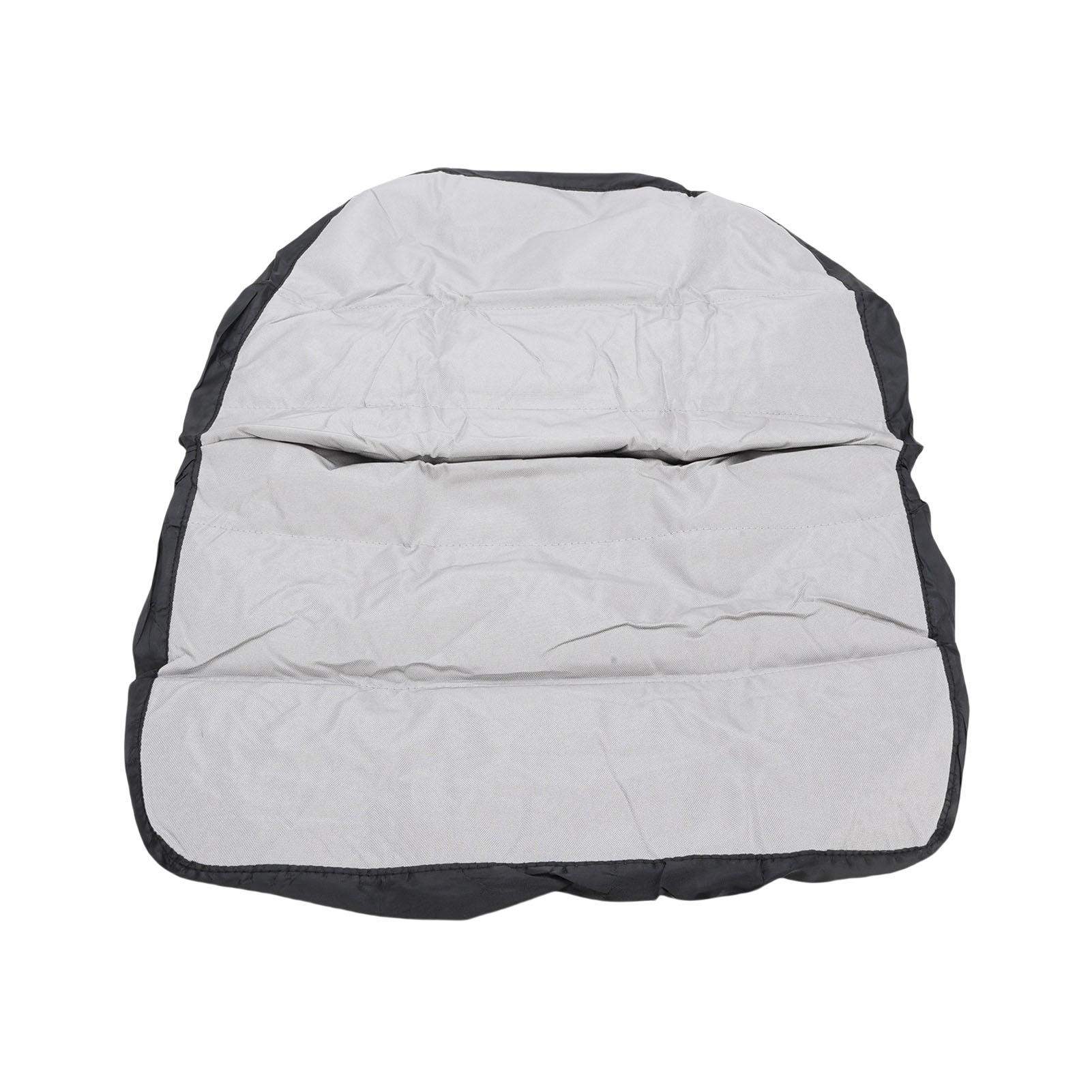 

Riding Field Mower Seat Cover for Tractor Forklift Universal 600D Oxford Cloth Outdoor Water Proof Gray