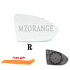Heated Side Mirror Glass Lens For VW Golf7 Mk7 2012 2013 2014 2015 2016 2017 Car Replace Rearview Mirror Glass Car Accessories