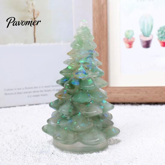 Durable Tree Embellishments Faux Crystal Christmas Figurine Mini Artificial Decorative Holiday Pieces Tabletop Ornament for Winter Home Decor