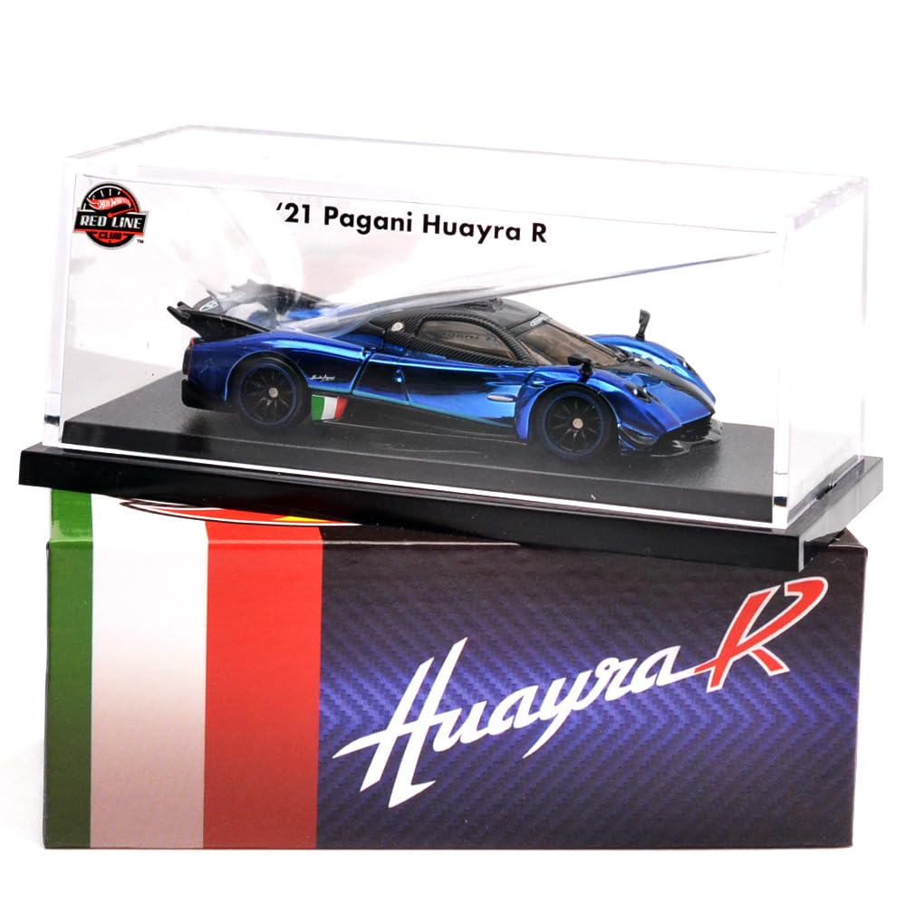 

HotWheels Mattel Hot Wheels Scale 2024 RLC ЭКСКЛЮЗИВ PAGANI HUAYRA R Red Line Club Exclusive Pagani Huayra R 164 - 21 (СИНИЙ) - 21 (синий) [Элемент]