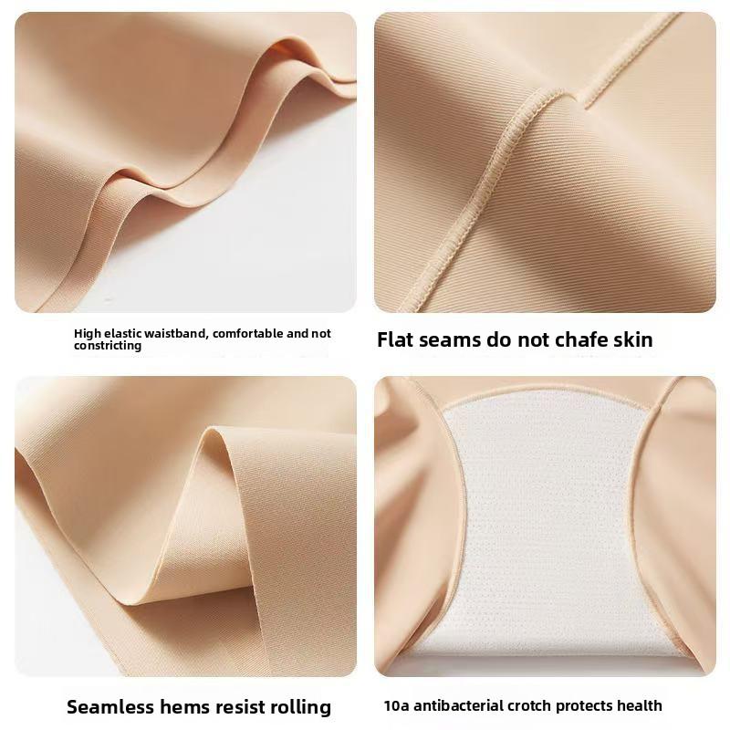 Ladies Spring and Summer Mulberry Silk Three in One Anti Light Breathable High Waist Body Shaping Hip Flat Angle Briefs