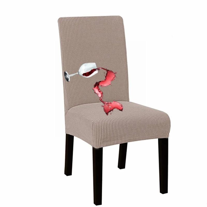 Spandex scaune de sufragerie huse jacquard huse impermeabile pentru scaune lavabile Parsons huse pentru scaune reglabile 2 4 6 set