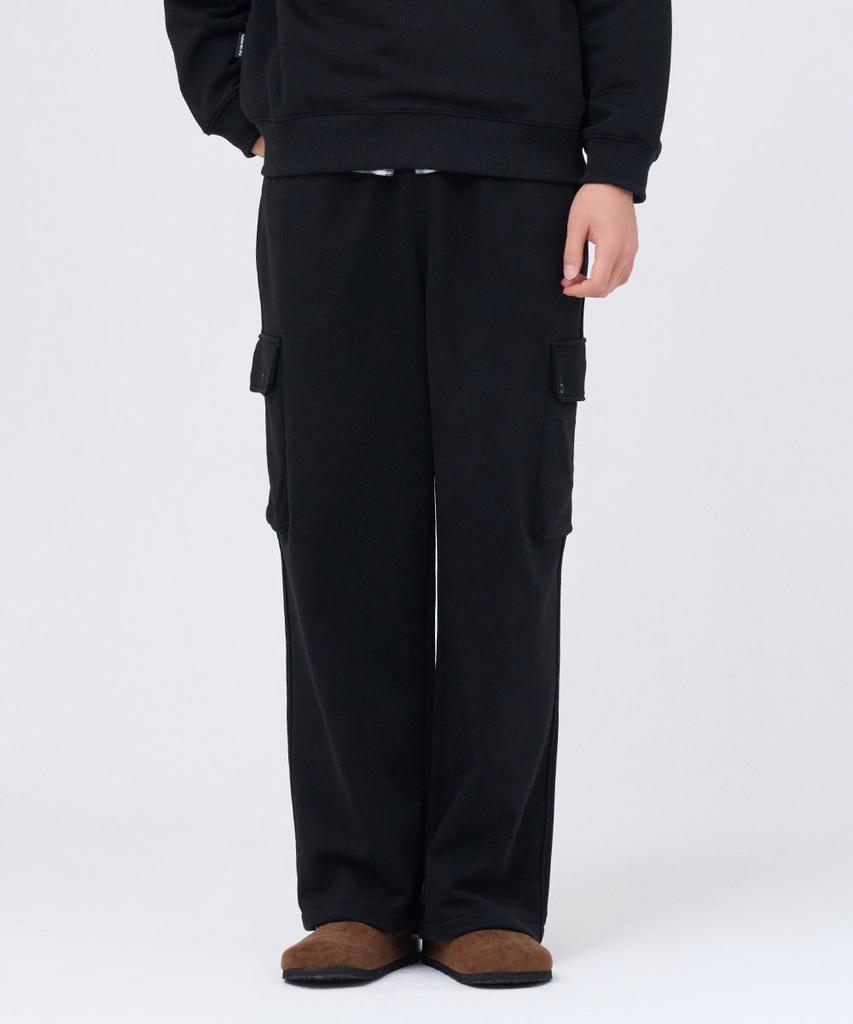 CHASECULT Men'S Cargo Pocket Wide Pants - Black