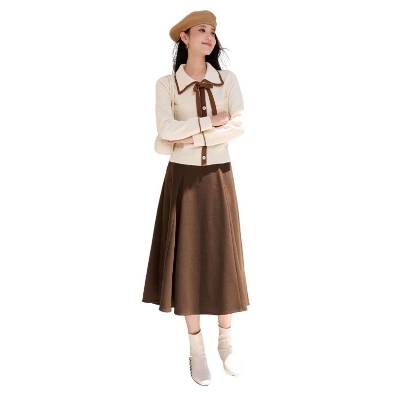 Women s Hepburn Style A-line Midi Skirt M