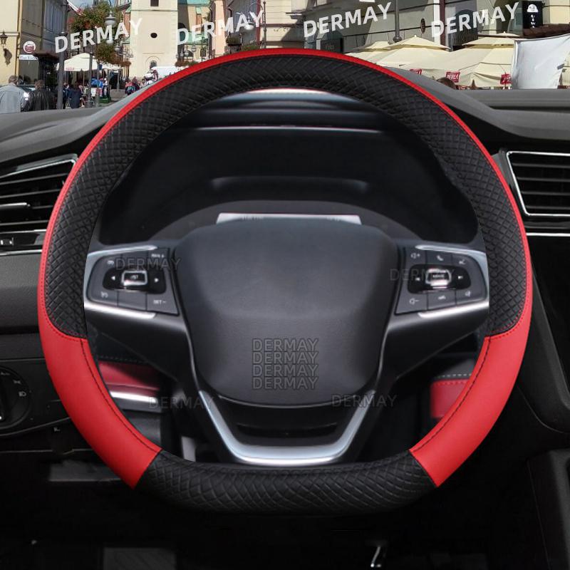 for Chery Tiggo 2 Tiggo 7 Tiggo 8 Pro Max Car Steering Wheel Cover 9 Colors PU Leather Non-slip Auto Accessories