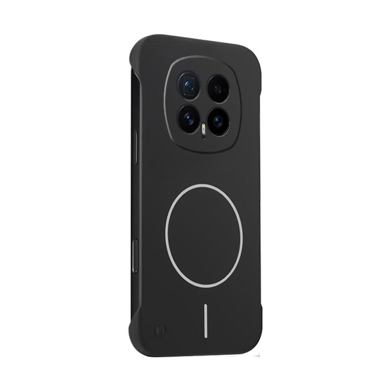 Honor Magic8/Magic8 Pro Skin-Feel Magnetic Frosted Anti-Drop Solid Color Phone Case