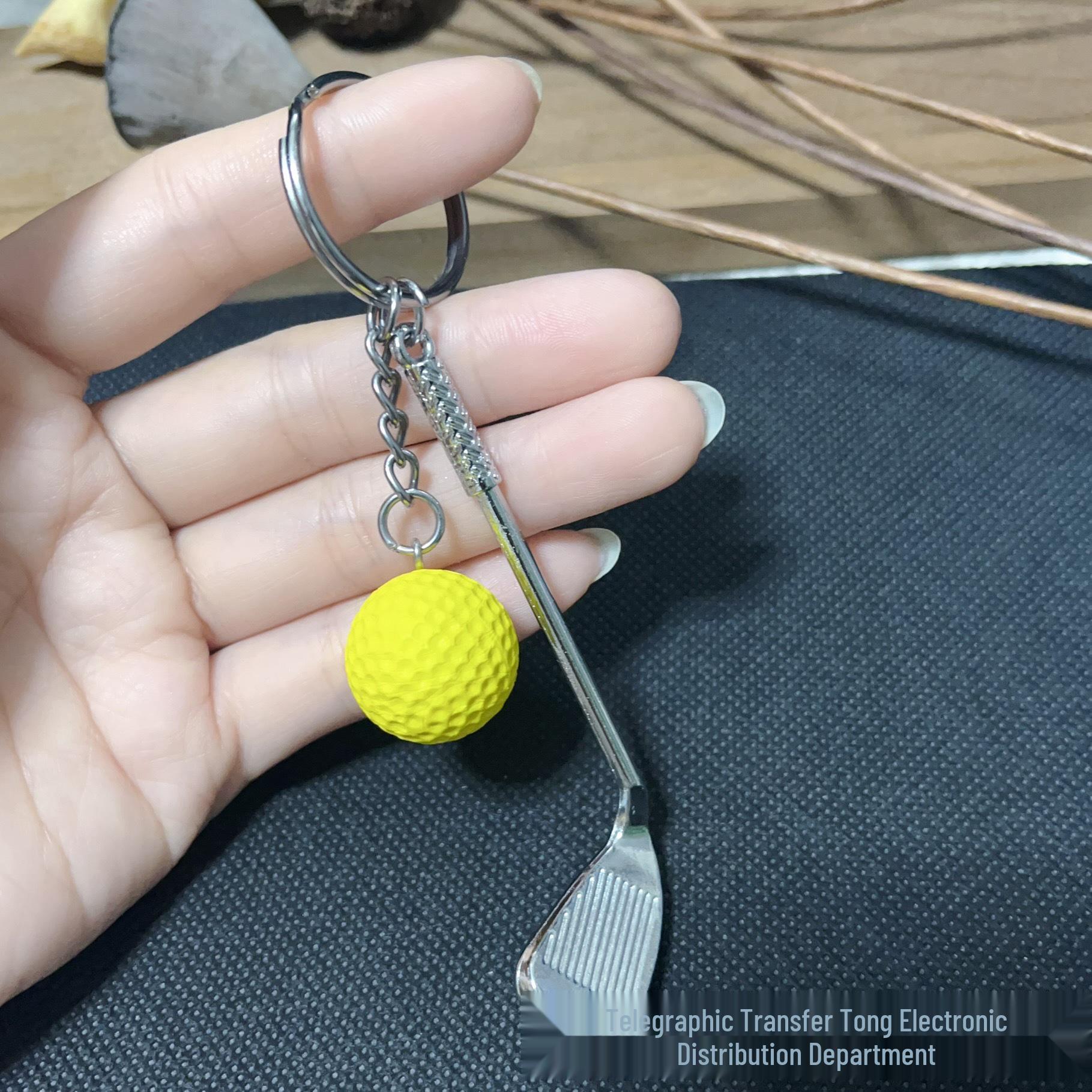 

Alloy Tennis Racket Keychain Pendant - Sports Event Gift Jewelry