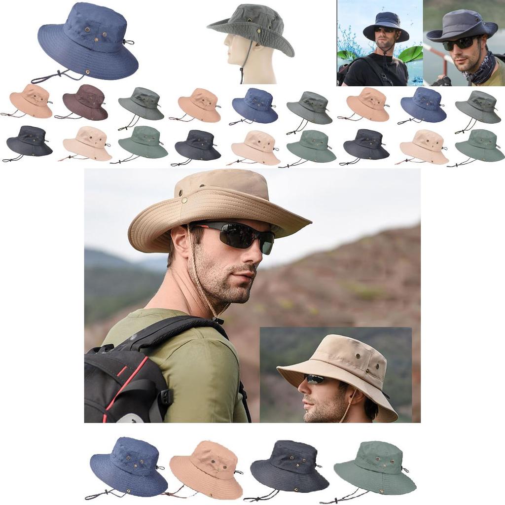 Stylish Boonie Bucket Hat Cap For Fishing Hunting Safari Sunproof And Windproof