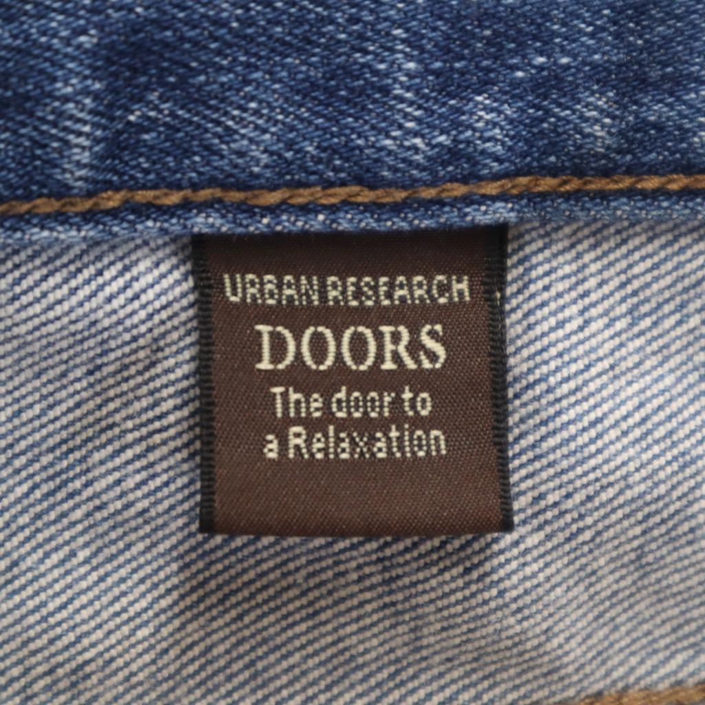 URBAN RESEARCH DOORS Tapered Denim Pants W38 Indigo Blue Stretch Jeans Women Used