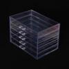 Drawer Style Jewelry Transparent Box 120Grids Nail Art Organizer Box Jewelry Sorting Box  Desktop