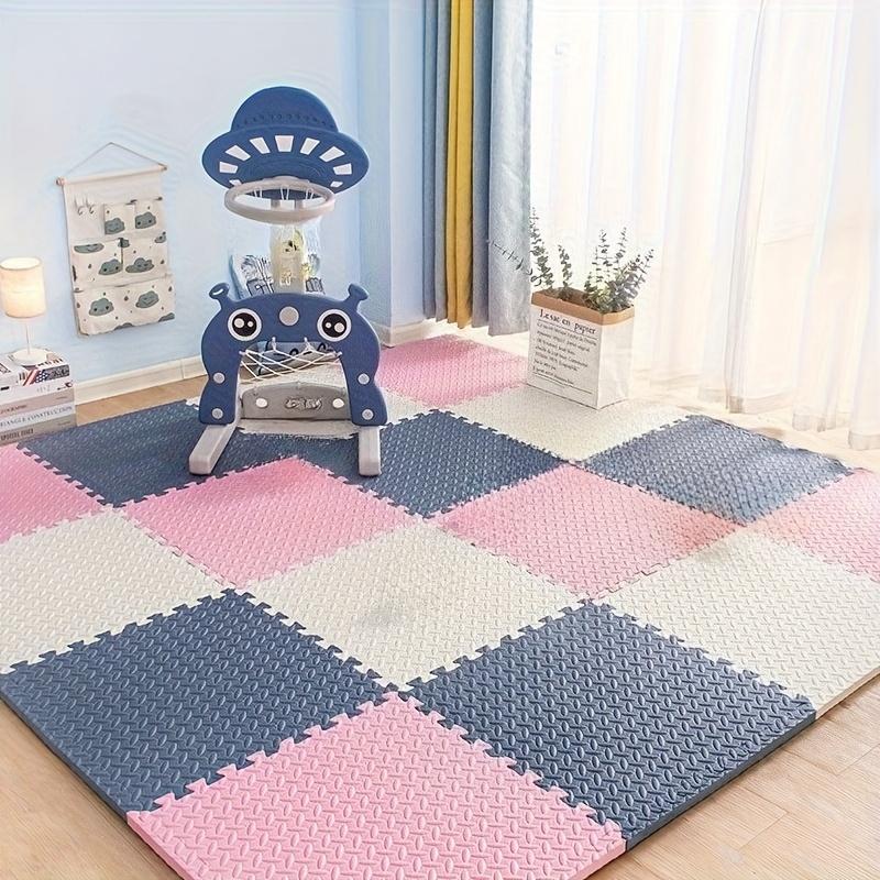 EVA Foam Mat Splicing Floor Mat Fall Proof Warm Floor Bedroom 0.98inch Thick Mat Household