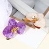 Exaggerated Metal Flower Ring For Women  Dripping Oil Irregular Opening Adjustable Finger Jewelry Accessories