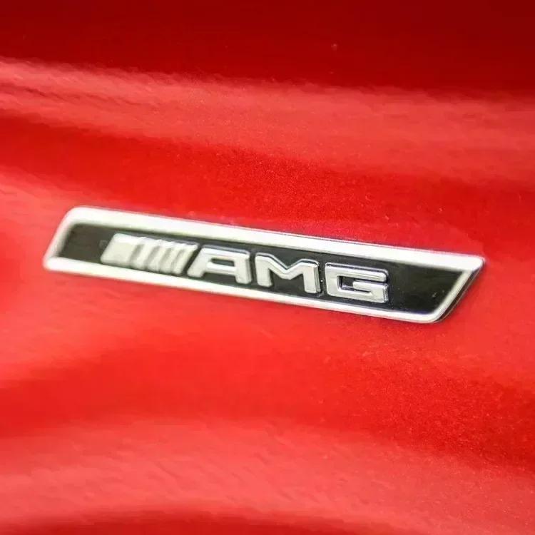 1pcs Car Trunk Sticker Auto Badge Sticker For AMG Mercedes Benz W204 W124 W201 W202 W212 W220 W205 GLA CLA Automotive Goods
