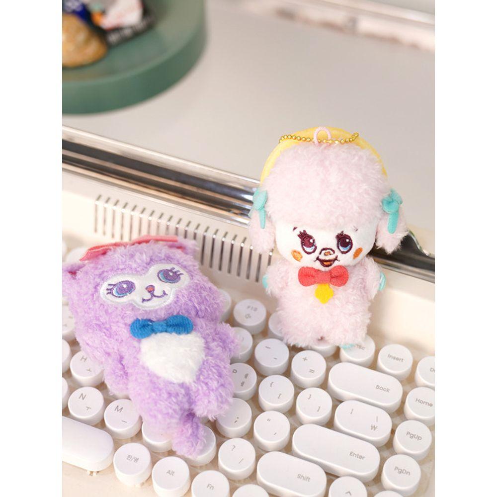 plusyplusy swimmer doll keychain rabbit cat sheep bear