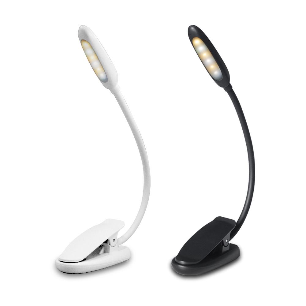LED Eye Protection USB Clip-On Desk Lamp for Reading