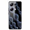 Glass Back Cover For Poco M6 Pro 4G Case M 6 M6Pro Hard Tempered Glass Case For Xiaomi Redmi Note 13 Pro Phone Case Soft Bumper