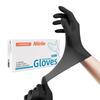 100 Pack Disposable Black Nitrile Gloves For Household Cleaning Work Safety Tools  Gardening Gloves  Kitchen Cooking Tatto
