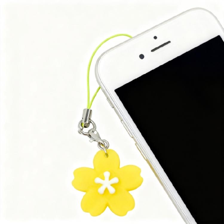 Breloc Dulce Floral cu Pandantiv Floare Rășină Plastic Lanyard Dulce Japonez pentru Telefon Cadou Pentru Prieten Elevi Adolescenți
