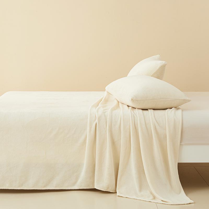 A-Class Heavyweight Coral Fleece Velvet Bed Sheet - Extra Large Northeast Winter Style